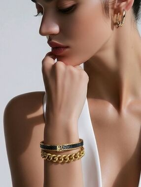 Henri Bendel Double Cuff Bracelet